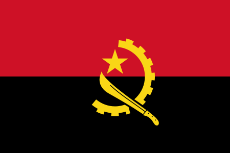 Angola - offizielle flagge