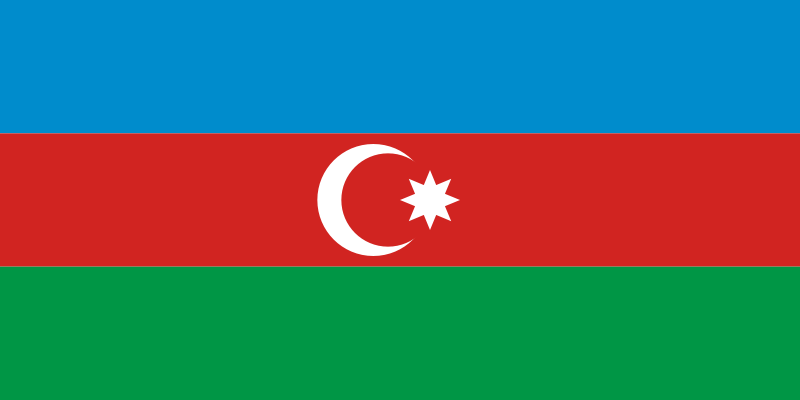 Aserbaidschan - offizielle flagge
