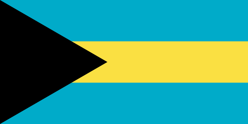 Bahamas - offizielle flagge
