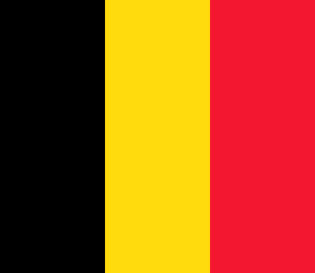 Belgien - offizielle flagge