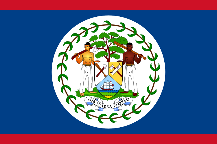 Belize - offizielle flagge