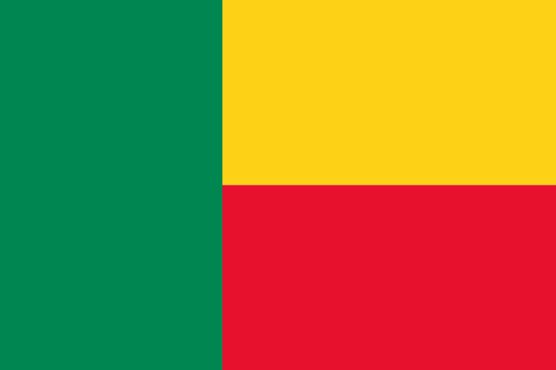 Benin - offizielle flagge
