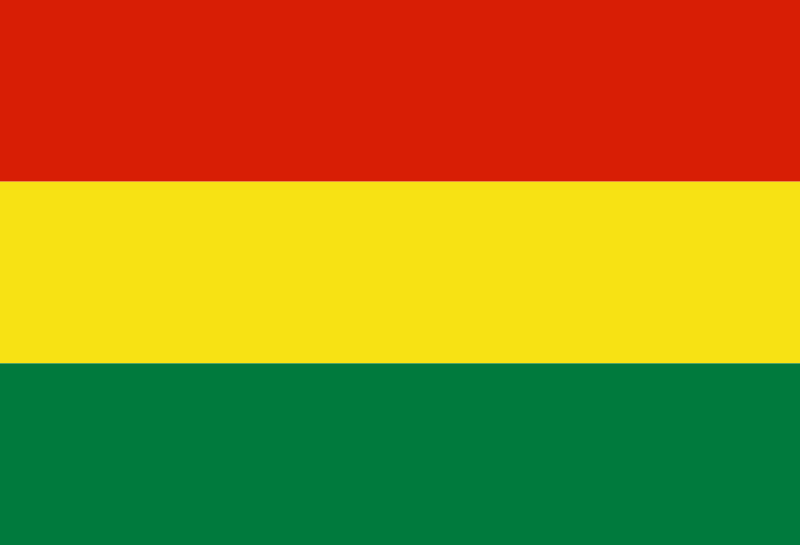 Bolivien - offizielle flagge