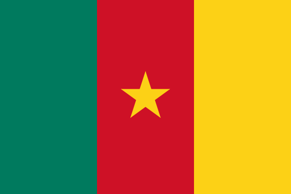 Kamerun - offizielle flagge
