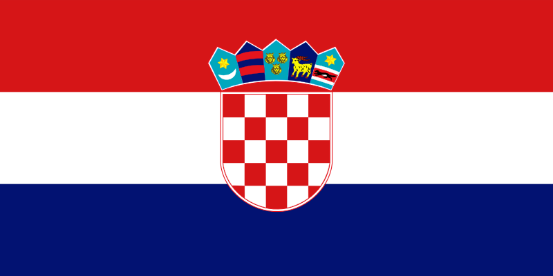 Kroatien - offizielle flagge