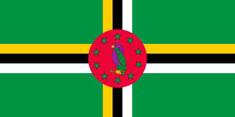 Dominica - offizielle flagge