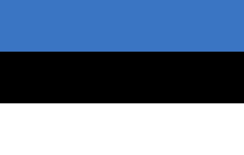Estland - offizielle flagge
