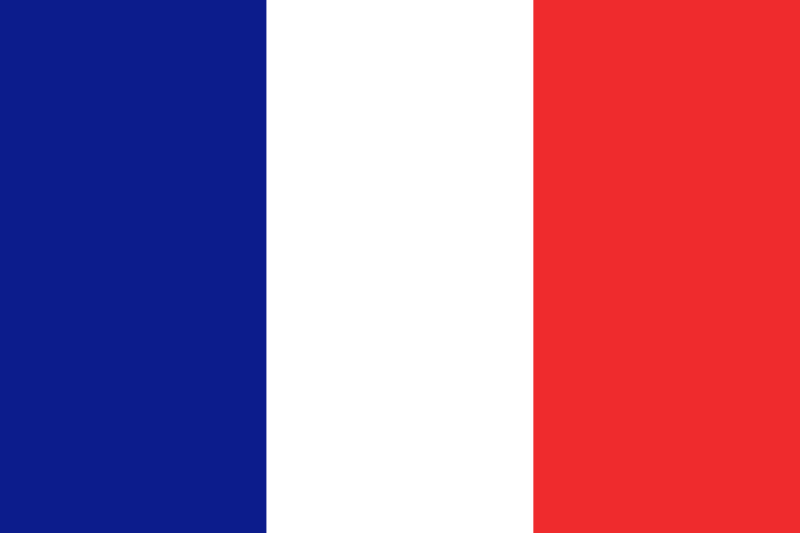 Frankreich - offizielle flagge