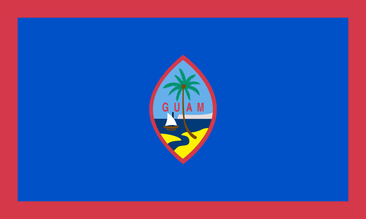 Guam - offizielle flagge