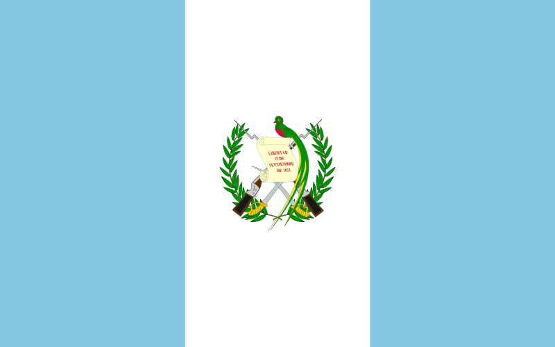 Guatemala - offizielle flagge