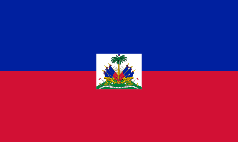 Haiti - offizielle flagge