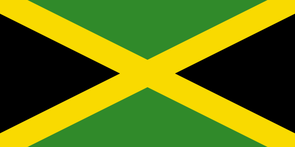 Jamaika - offizielle flagge