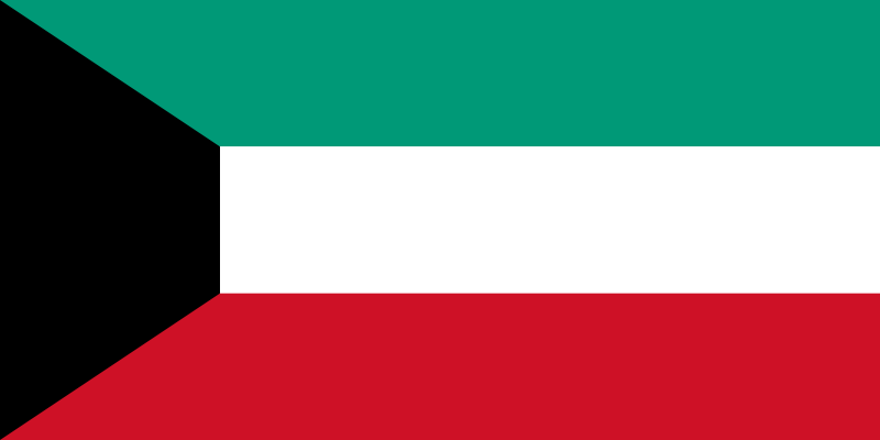 Kuwait - offizielle flagge