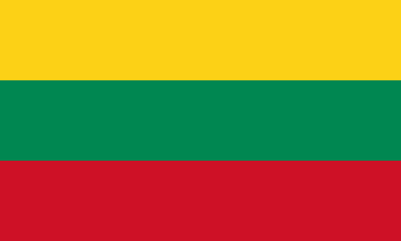Litauen - offizielle flagge