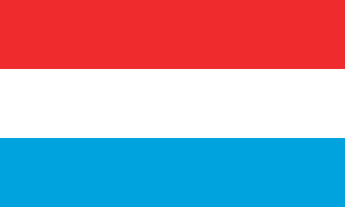 Luxemburg - offizielle flagge