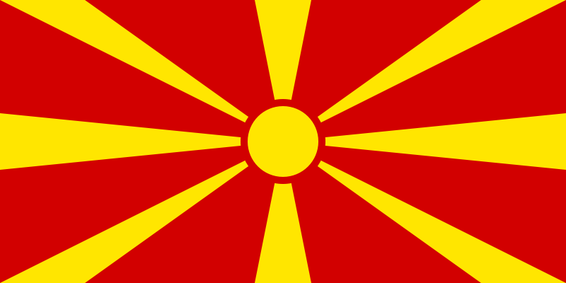 Macedonia - offizielle flagge