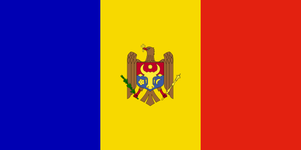Moldova - offizielle flagge