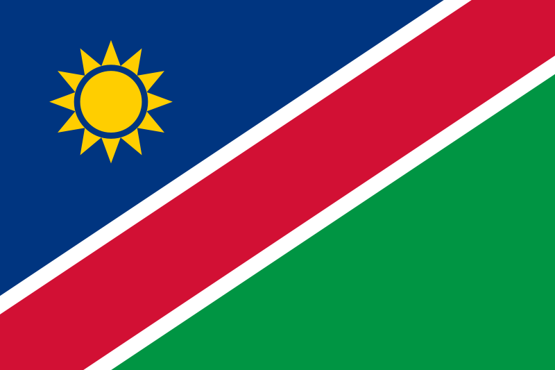 Namibia - offizielle flagge