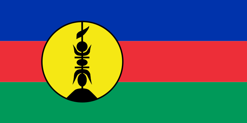 Neukaledonien - offizielle flagge