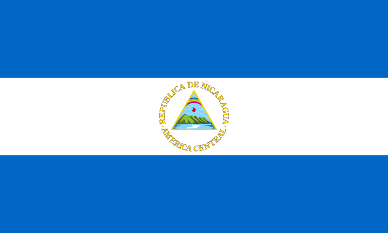 Nicaragua - offizielle flagge