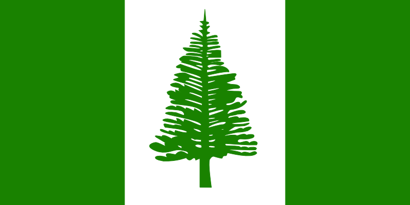 Norfolkinsel - offizielle flagge