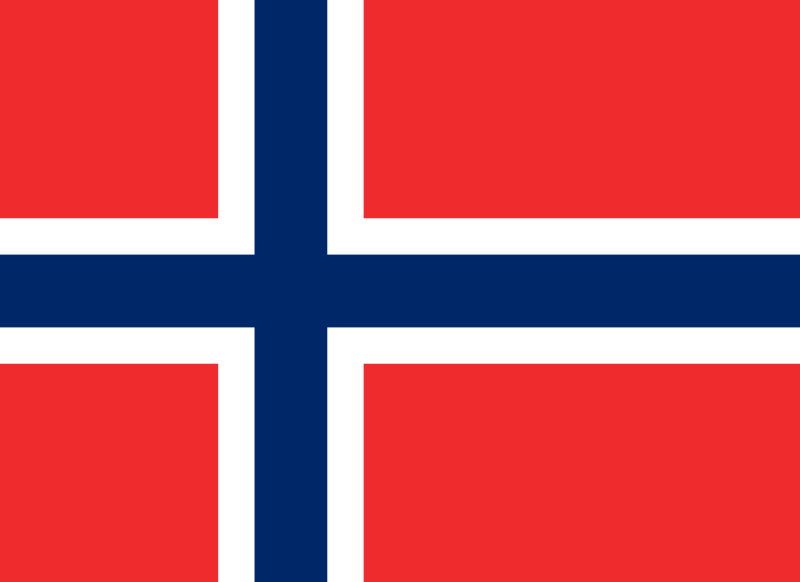 Norwegen - offizielle flagge