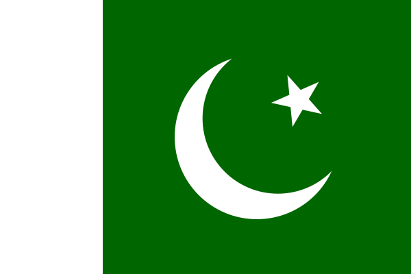 Pakistan - offizielle flagge