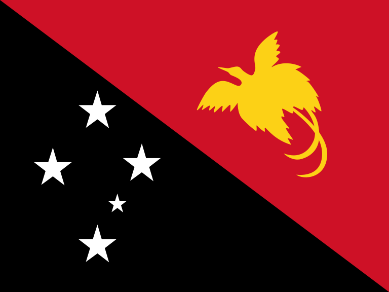 Papua-Neuguinea - offizielle flagge