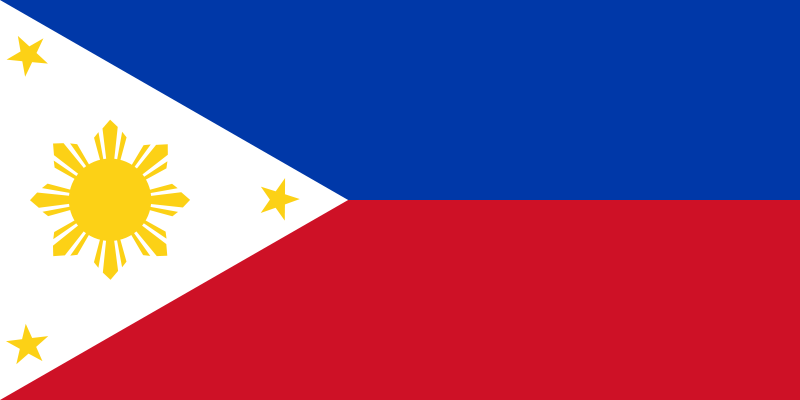 Philippinen - offizielle flagge