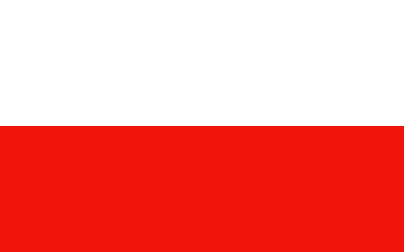 Polen - offizielle flagge