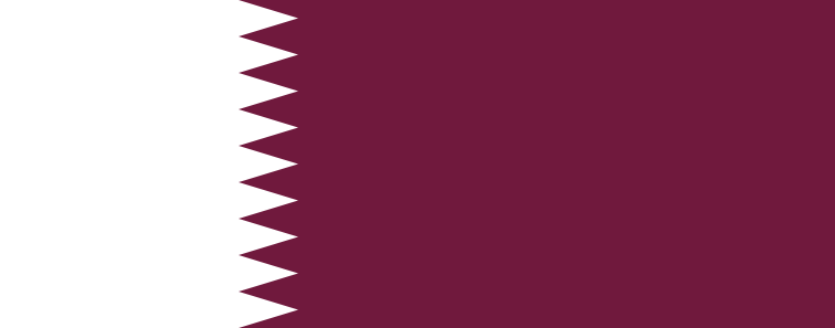 Katar - offizielle flagge