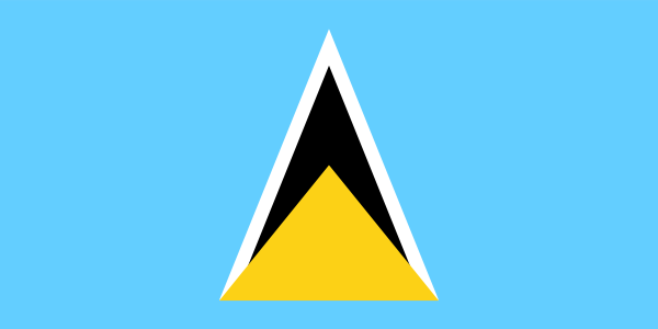 St. Lucia - offizielle flagge
