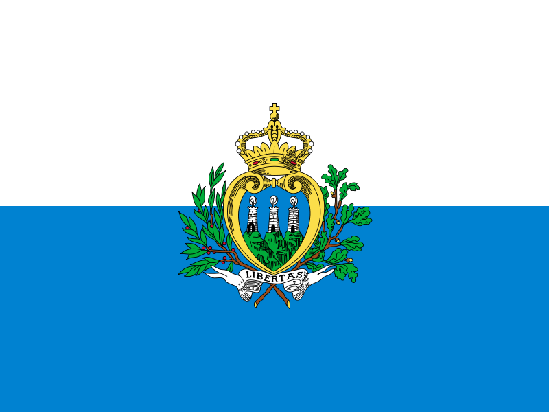 San Marino - offizielle flagge