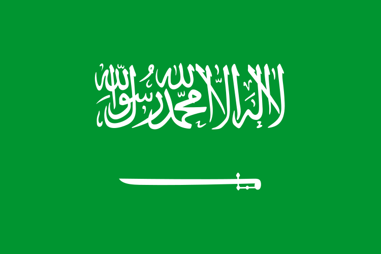 Saudi-Arabien - offizielle flagge