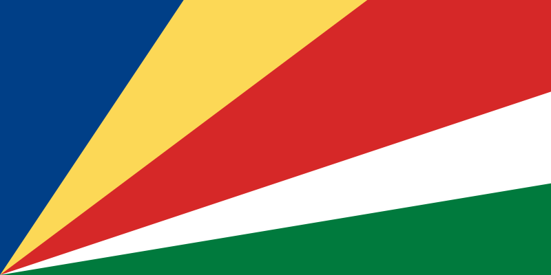 Seychellen - offizielle flagge