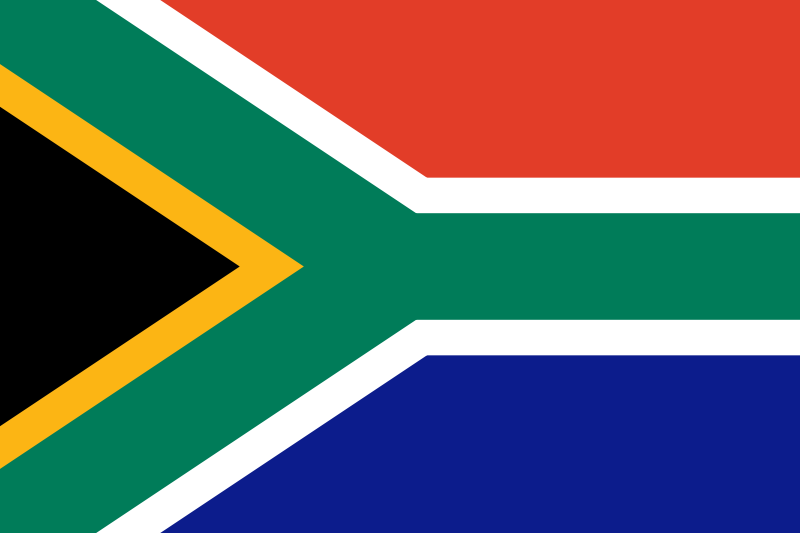 Südafrika - offizielle flagge
