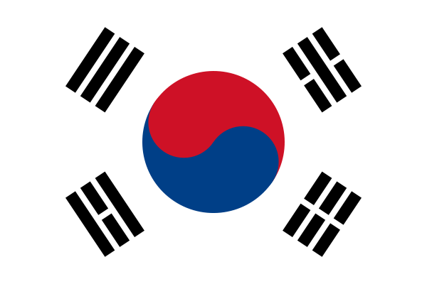 South Korea - offizielle flagge