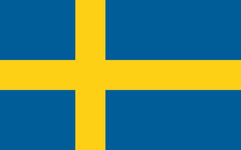Schweden - offizielle flagge