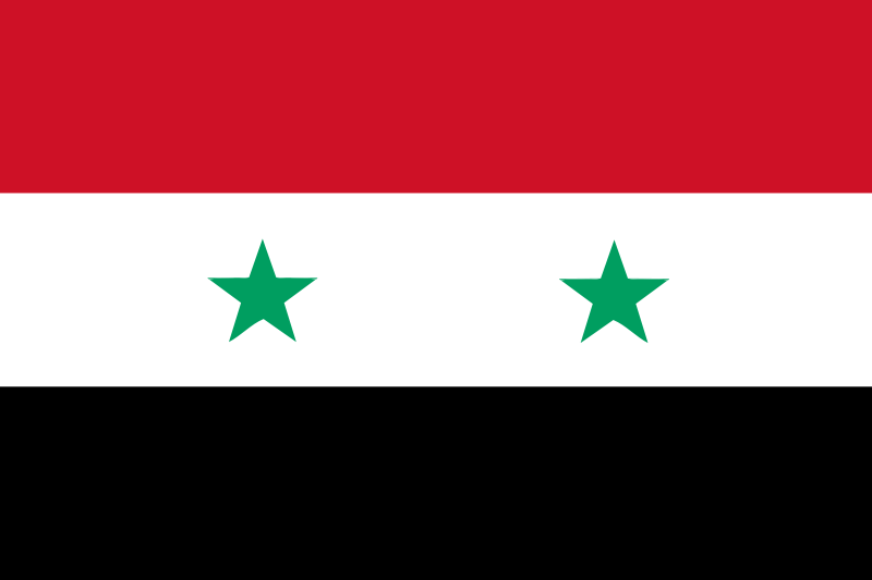 Syria - offizielle flagge