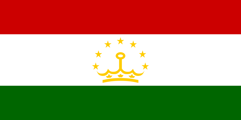 Tadschikistan - offizielle flagge