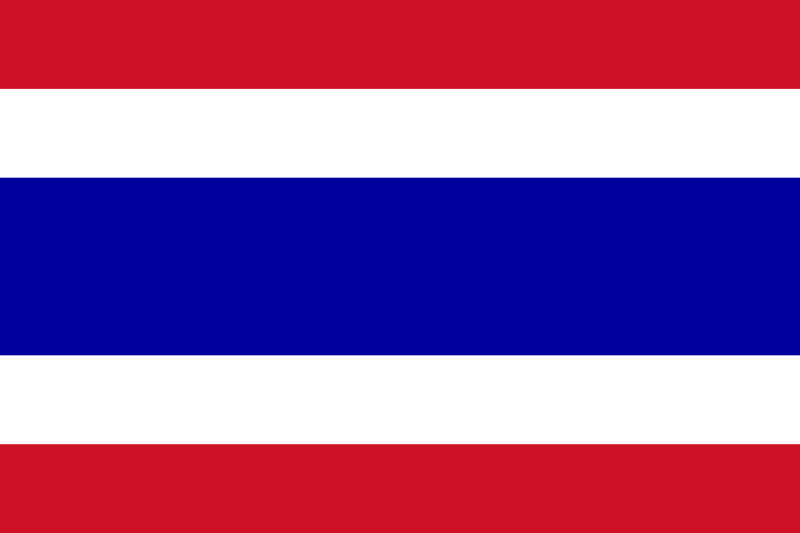 Thailand - offizielle flagge