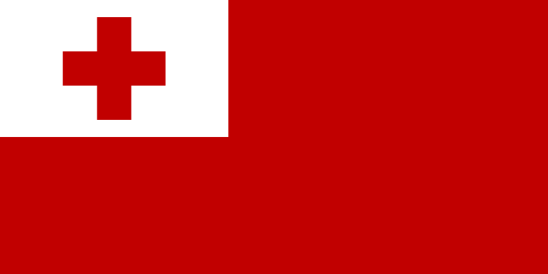 Tonga - offizielle flagge
