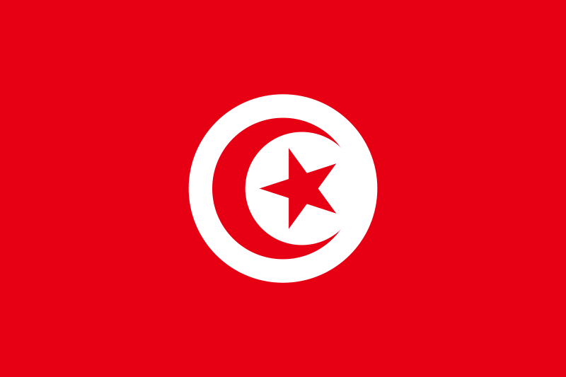 Tunesien - offizielle flagge