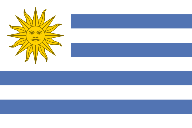 Uruguay - offizielle flagge