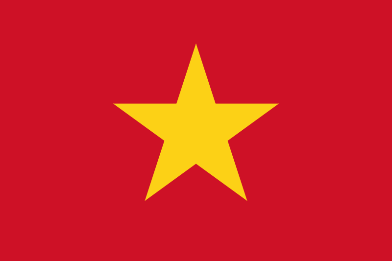 Vietnam - offizielle flagge